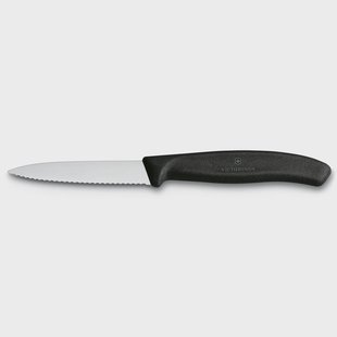 Victorinox Swiss Classic groente-/schilmes 8 cm Zwart