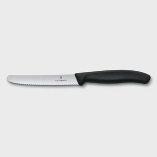 Victorinox Swiss Classic worst-/tomatenmes 11 cm Zwart