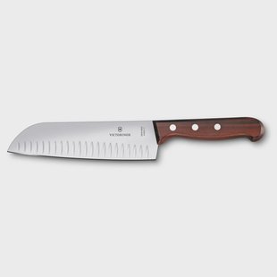 Victorinox Wood santokumes olijfgeslepen 17 cm Roestvrij staal-esdoorn