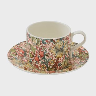 Spode Golden Lily theekop met schotel 28 cl Multi Spode Golden Lily theekop met schotel 28 cl Multi