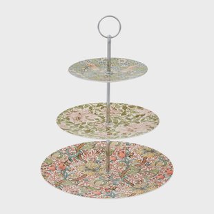 Spode Morris & Co. koekjeschotel 3 etages 35,5 cm Multi