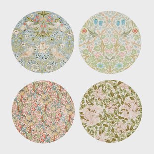 Spode Morris & Co. bord Ø20 cm 4-delig Multi