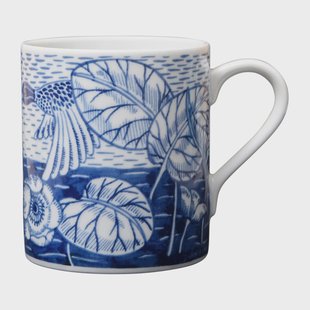 Götefors Porslin Duck pond mok 35 cl Blauw