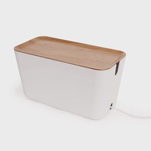 Bosign Cable Organiser XXL kabelverzamelaar Hout-wit