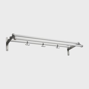 Essem Design Nostalgi 291 hoedenplank 100 cm Wit-aluminium