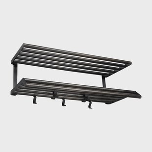 Essem Design Tamburin hoedenplank 60 cm Zwartgebeitst eiken-zwart