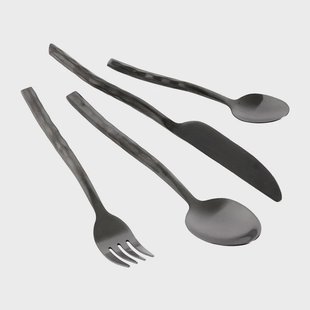 MUUBS Uta bestekset 16-delig Matt black