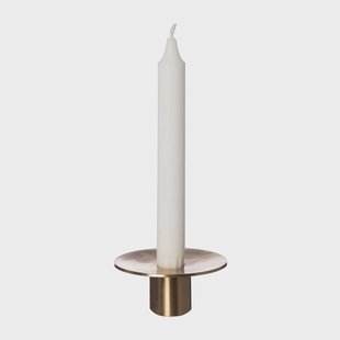 ERNST Ernst kandelaar geborsteld messing Ø9,2 cm 4 cm ERNST Ernst kandelaar geborsteld messing Ø9,2 cm 4 cm