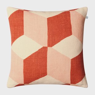 Chhatwal & Jonsson Hawa kussenhoes 50x50 cm Light beige-apricot-rose