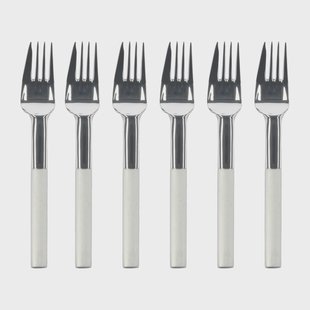 Gense Nobel taartvorkje 6-pack Roestvrij staal