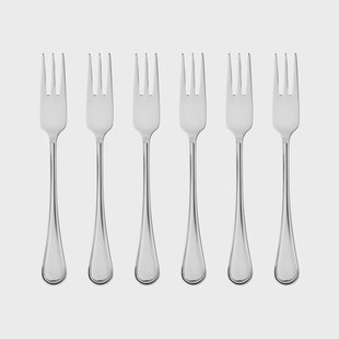 Gense Oxford taartvorkje 6-pack Roestvrij staal