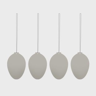 Cooee Design Easter Deco ei paasdecoratie 4-pack Sand
