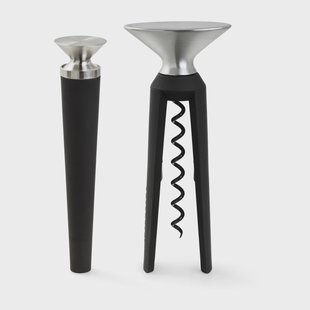 Rosendahl Grand Cru flesopener en kurkentrekker set Roestvrij staal