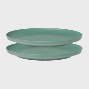 Rosendahl Grand Cru Take melamine bord Ø26 cm 2-pack Mistgroen