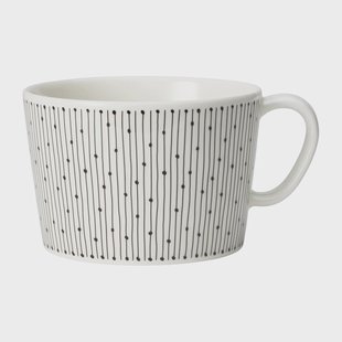 Arabia Mainio Sarastus beker 40 cl Zwart-wit