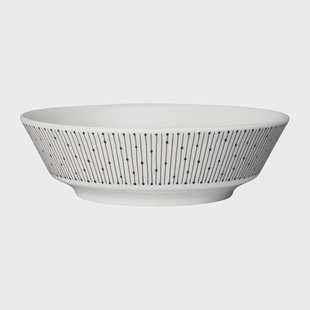 Arabia Mainio Sarastus kom Ø17 cm Zwart-wit