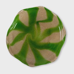 Byon Curve schotel green-beige M Ø27 cm