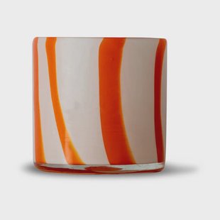 Byon Calore waxinelichtjeshouder XS Ø10 cm Orange-white