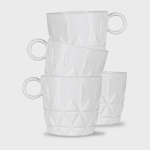 Sagaform Picknick koffiekop 4-pack Wit