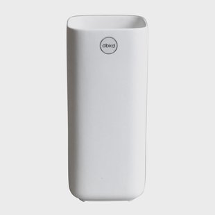 DBKD Cube vaas 20 cm Matte White
