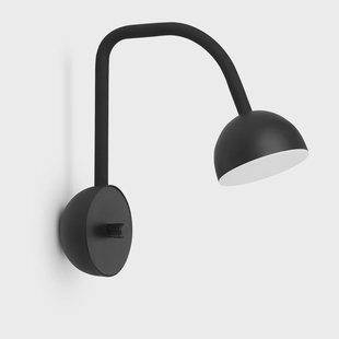 Northern Blush wandlamp Zwart mat