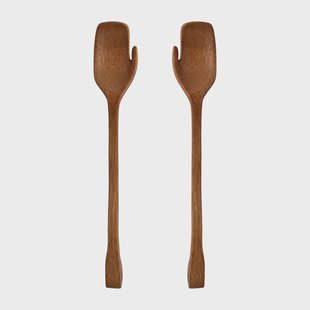 Bloomingville Zeena saladebestek 2-delig Bruin