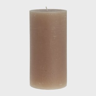 Lene Bjerre Lene Bjerre Rustic kaars golden brown Ø10 cm 20 cm