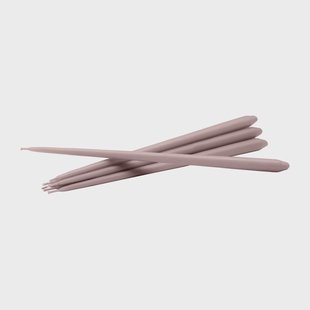 STOFF STOFF taps toelopende kaars by ester & erik 6-pack Soft rose