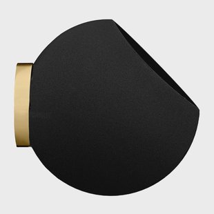 AYTM Globe wandbloempot Ø21 cm Black