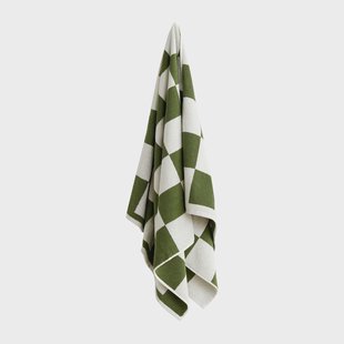 HAY Check badhanddoek 70x136 cm Matcha HAY Check badhanddoek 70x136 cm Matcha