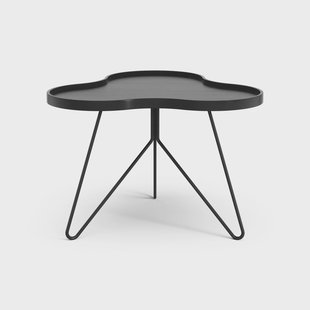 Swedese Flower mono tafel 62 x 66cm H45 cm Es zwart glanzend