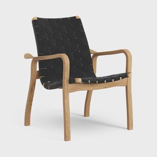 Swedese Primo Fauteuil laag Eik geolied zwart
