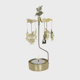 Pluto Design Lilla My draaiende waxinelichthouder Goud