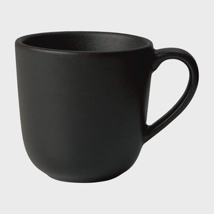 Aida Raw mok met oor 20 cl Titanium black