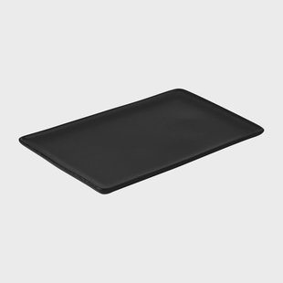 Aida Raw bord 31,5 x 20 cm. Titanium black