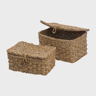 Dixie Esther opbergmand 2-pack Natuur