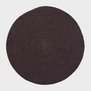 Dixie Ella placemat Ø38 cm Zwart-bruin