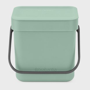 Brabantia Sort & Go afvalbak 3 L Jade green