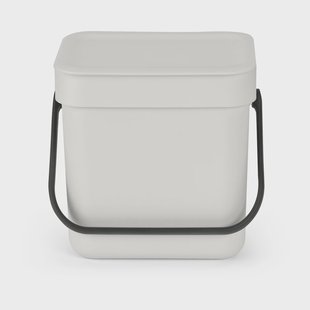 Brabantia Sort & Go afvalbak 3 L Lichtgrijs