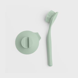 Brabantia Brabantia afwasborstel met zuignap Jade green