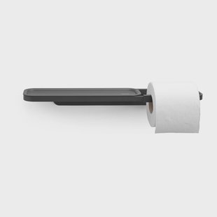 Brabantia MindSet toiletrolhouder met plankje Mineral infinite grey