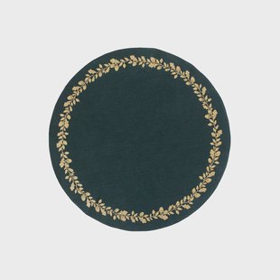 Pluto Design Kerstboomkleed eiken Ø110 cm Groen