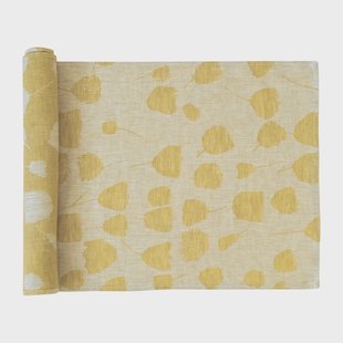 Fine Little Day Bouquet tafelloper 150x45 cm Geel-wit