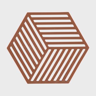 Zone Denmark Hexagon pannenonderzetter Terracotta