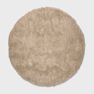 Classic Collection Cloudy wollen vloerkleed Ø160 cm Beige