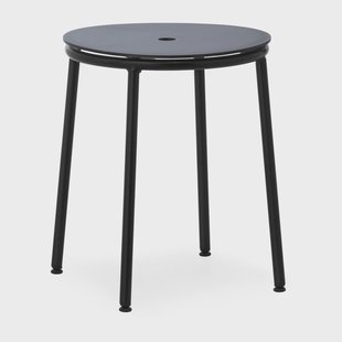 Normann Copenhagen Circa kruk 45 cm Zwart aluminium