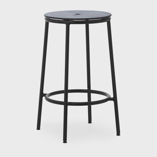 Normann Copenhagen Circa barkruk 65 cm Zwart eikenhout
