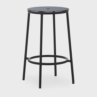Normann Copenhagen Circa barkruk 65 cm Zwart aluminium