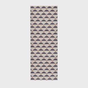 Brita Sweden Confect vloerkleed clay 70x300 cm Brita Sweden Confect vloerkleed clay 70x300 cm