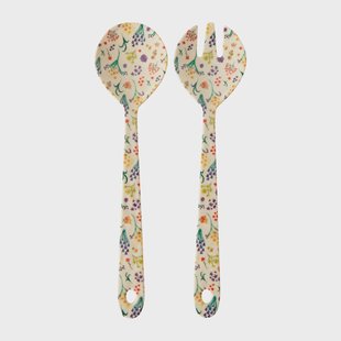 RICE Rice saladebestek melamine 2-delig Wild flowers
